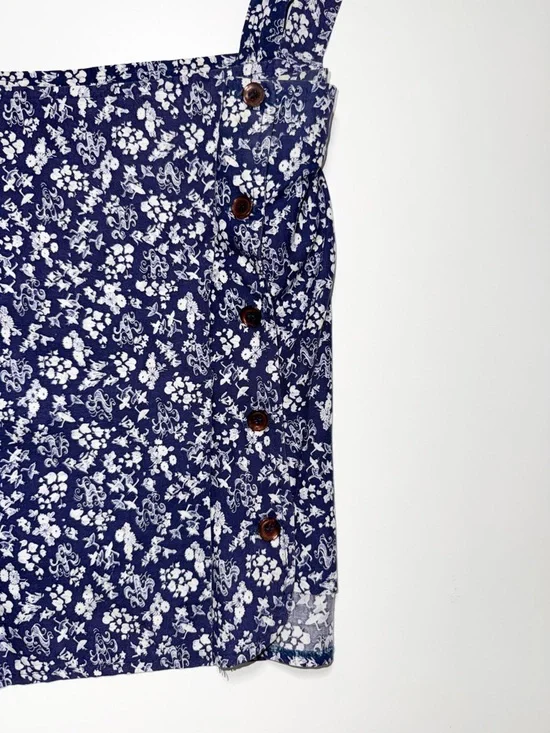 Giorgio Sant’Angelo Vintage Cotton Tank Top with Side Buttons - Picture 4 of 4